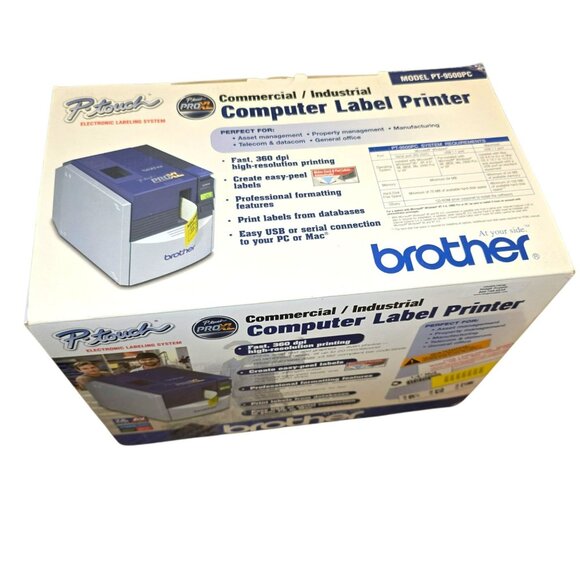 Brother PT-9500PC Commercial/Industrial Computer Label Printer CM2133 - Picture 1 of 11